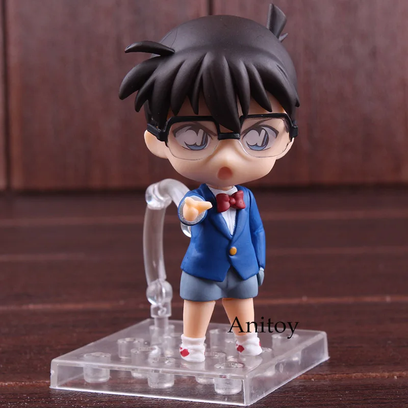 Detective Conan Nendoroid 803 Conan Edogawa ПВХ Аниме Фигурки Коллекционная модель игрушки 10 см