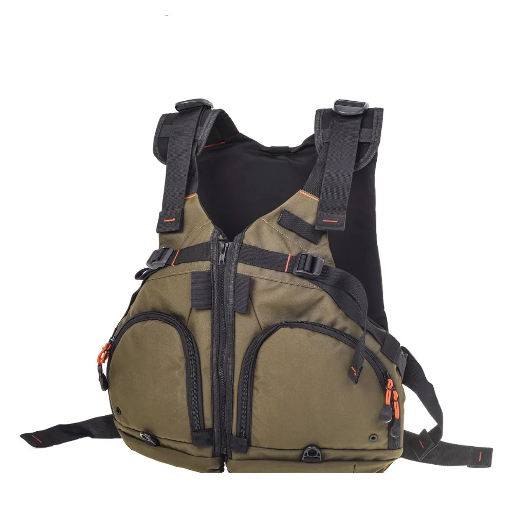 olive green circular Снаружи взрослый рыболовный жилет taslan водонепроницаемый парусный спорт море Рыболовный Жилет жилет рыбалка ночная одежда без рукавов для мальчиков - Цвет: olive green circular