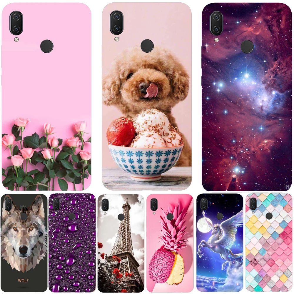 Huawei Honor 8x Case Cover Silicon Cute Soft TPU Phone Back Capa Coque 6.5inch |