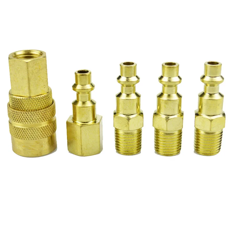 Горячая распродажа универсальный латунный 5 шт./компл. 1/4 &quotNPT соединитель