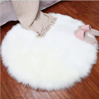 home office decoration faux animal skin carpet ultra soft chair sofa cover rugs warm hairy carpet seat pad
