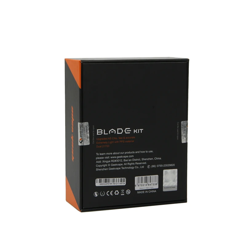 Оригинальный geekvape лезвие тк кит с 235 Вт mod и аэротенке VAPE самолета Класс Материал