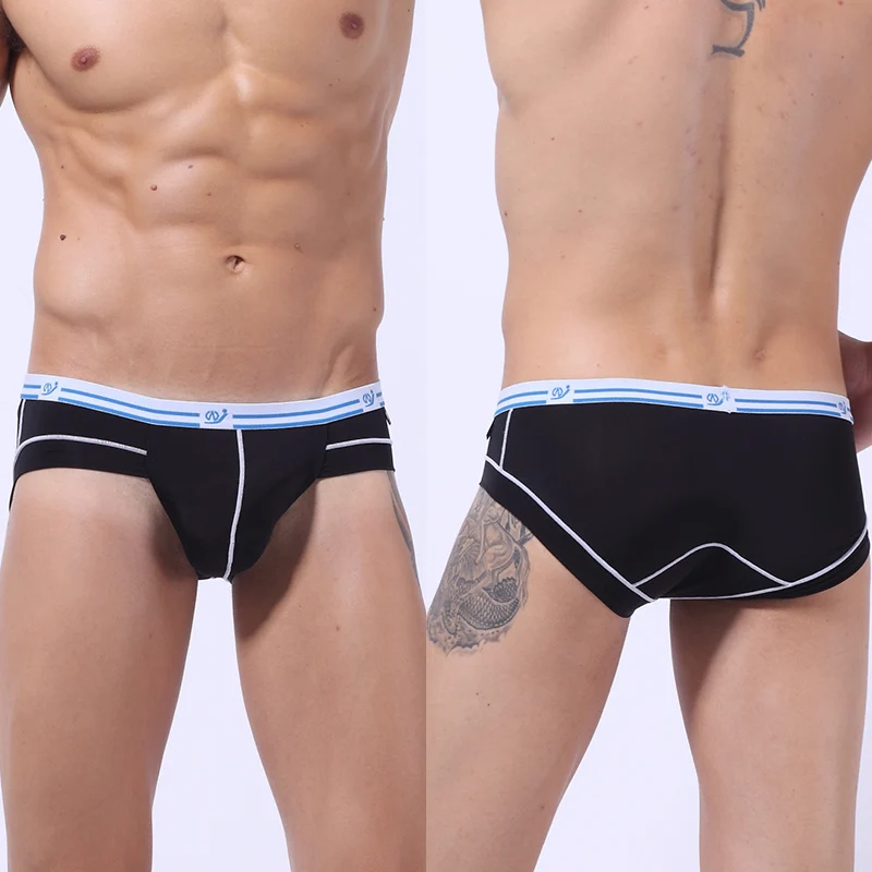 3 шт./Лот мужское шелковое нижнее белье прозрачные мужские сексуальные трусы
