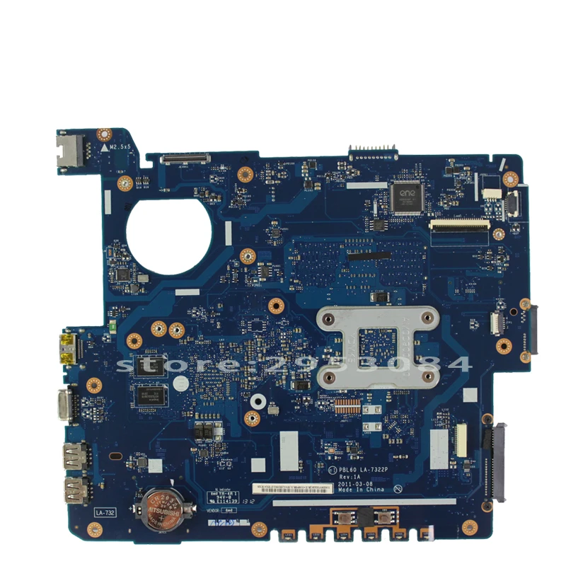 K53B материнская плата HD6470 для ASUS X53B K53BY K53BR X53BY LA-7322P Материнская плата ноутбука K53B материнская плата K53B Материнская плата Тест проведен