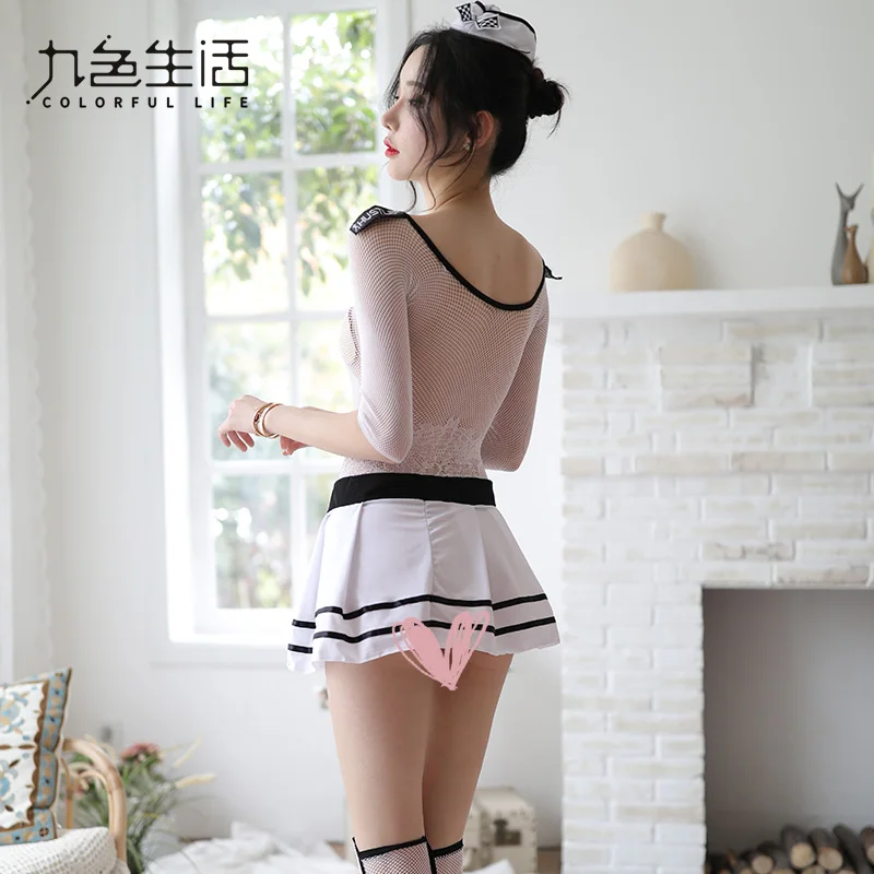 2019 Стюардесса Авиакомпании Для женщин стюардессы форма Косплэй костюм белье