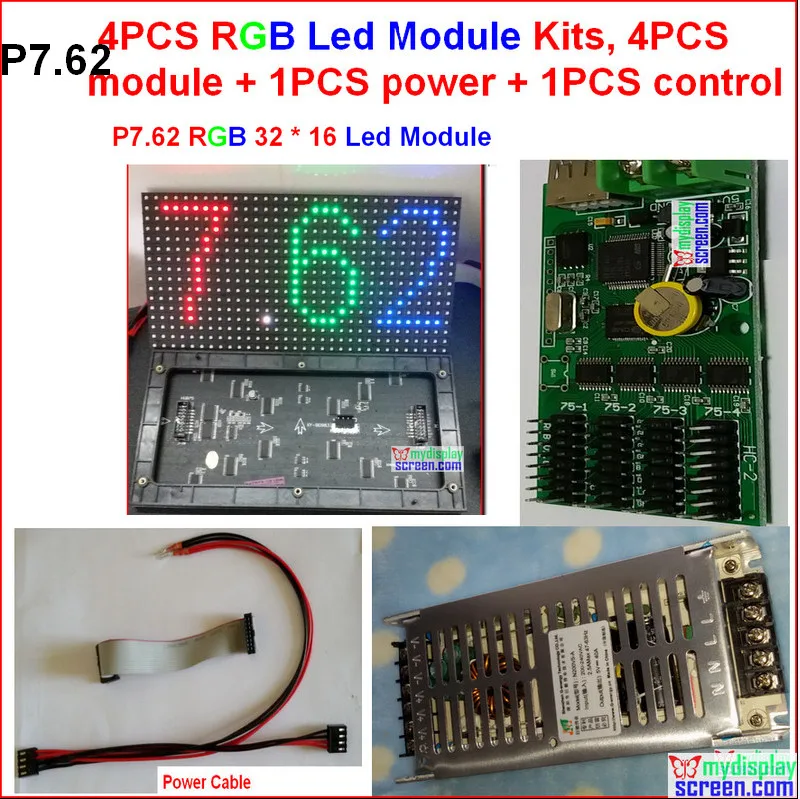 

Полноцветный светодиодный модуль p7.62, внутренняя панель rgb 7,62 мм, 32*16 пикселей, 244 мм * 122 мм, высокая четкость, фирменная ic и чип, светодиодный в...