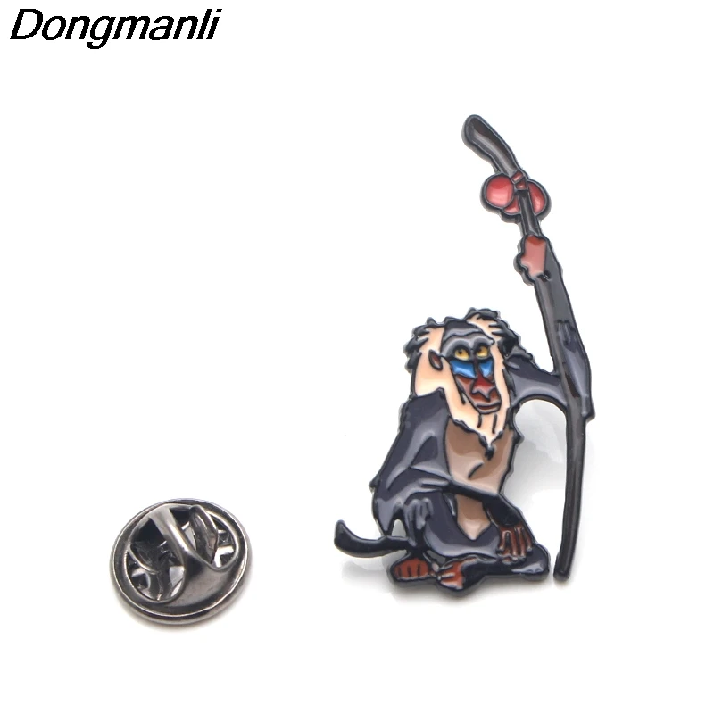 P3649 Dongmanli, Король Лев, волшебник, рафики, металлические эмалированные булавки и броши для женщин и мужчин, ювелирные изделия на футболке, значок на лацкане, подарки