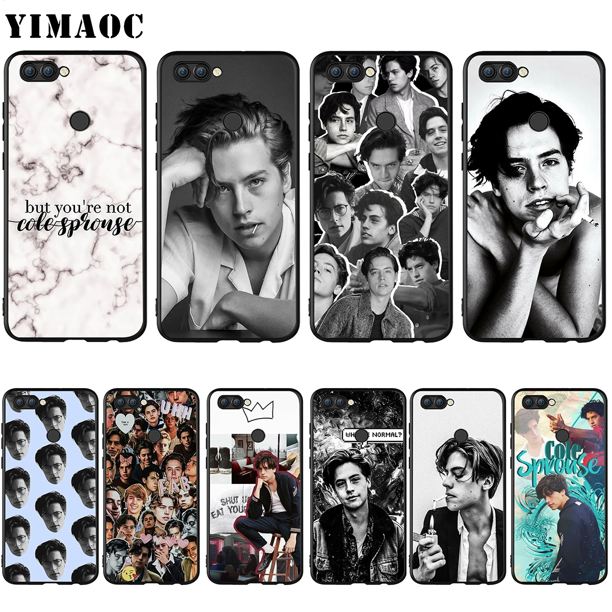 Силиконовый чехол YIMAOC Cole Sprouse для Huawei Honor Mate P smart Y7 Y9 8C 30 20 10 8x Nova 3i 3 Lite Pro Prime 2018