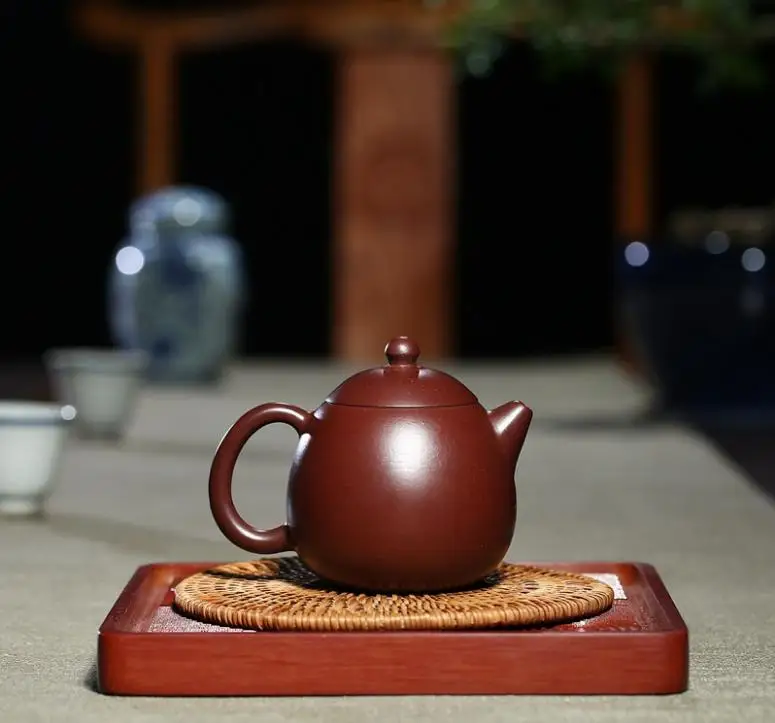 Фиолетовый песочный горшок ручной работы чайный сырая Шахта фиолетовый Juju грязь