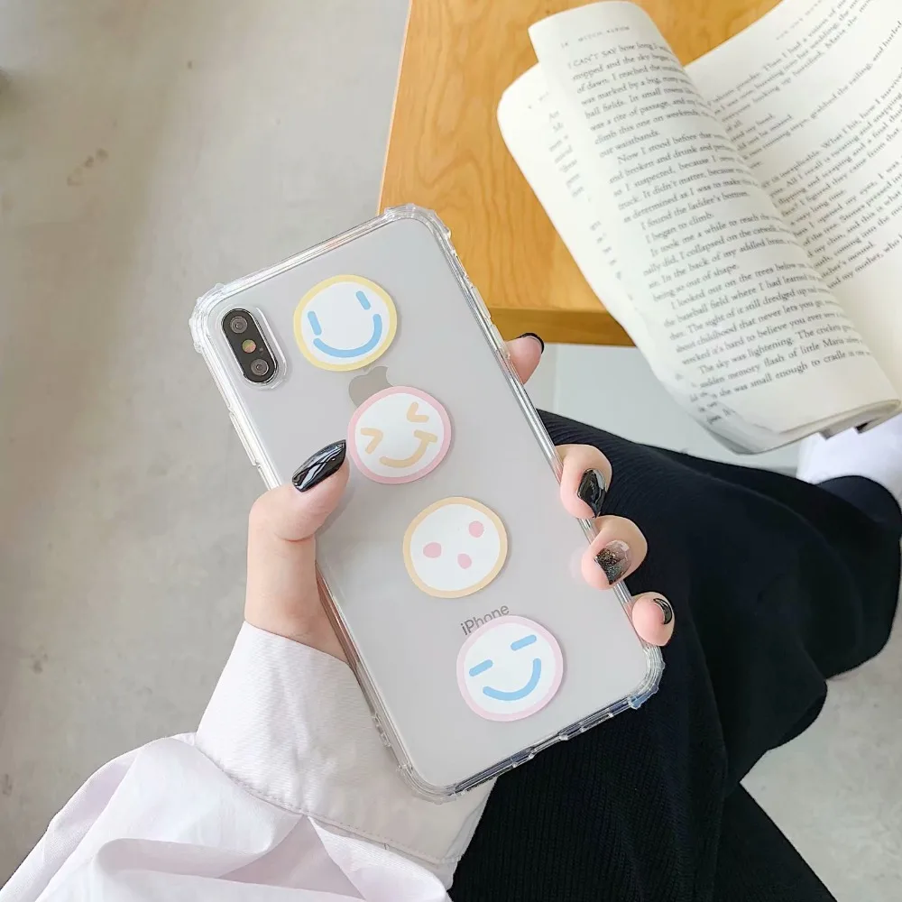 ORYKSZ Cute Cartoon Phone Case For iPhone X XSMax 8 7 6 s Plus Ultra Thin Slim Soft Cover XR Coque Fundas Capa |
