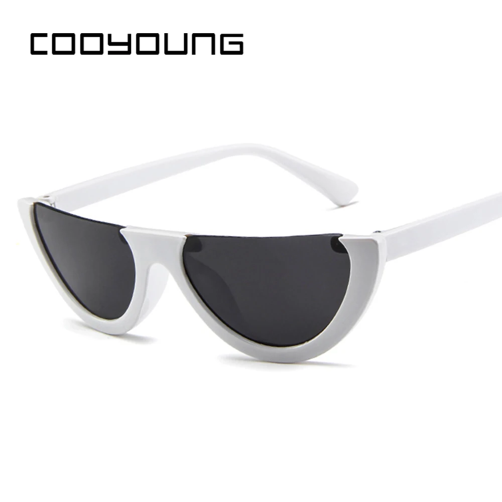 Солнцезащитные очки COOYOUNG кошачий глаз UV400 женские маленькие винтажные солнечные