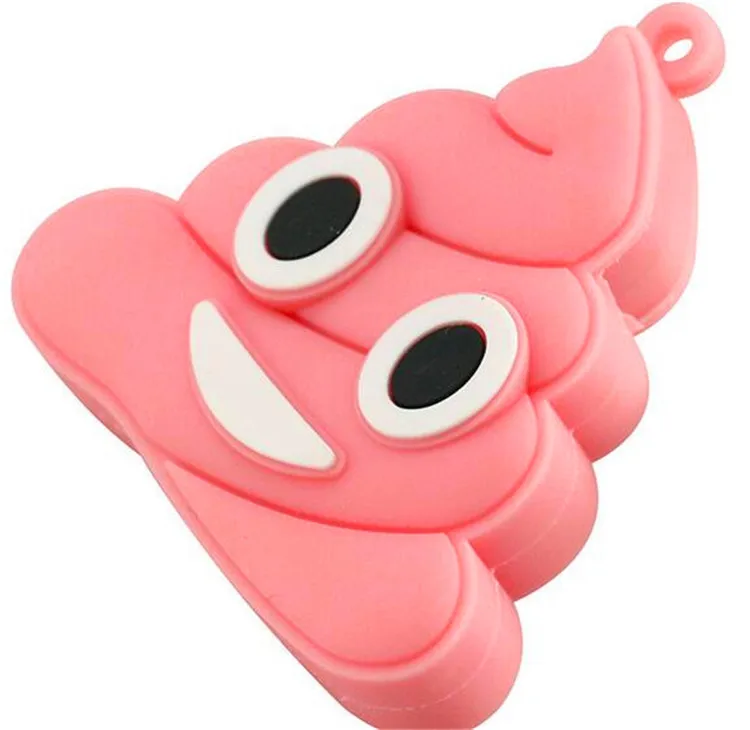 Новое прибытие Emoji черт Poo Форма usb флэш-накопитель Pen drive реальная емкость pendrive 4 г 8