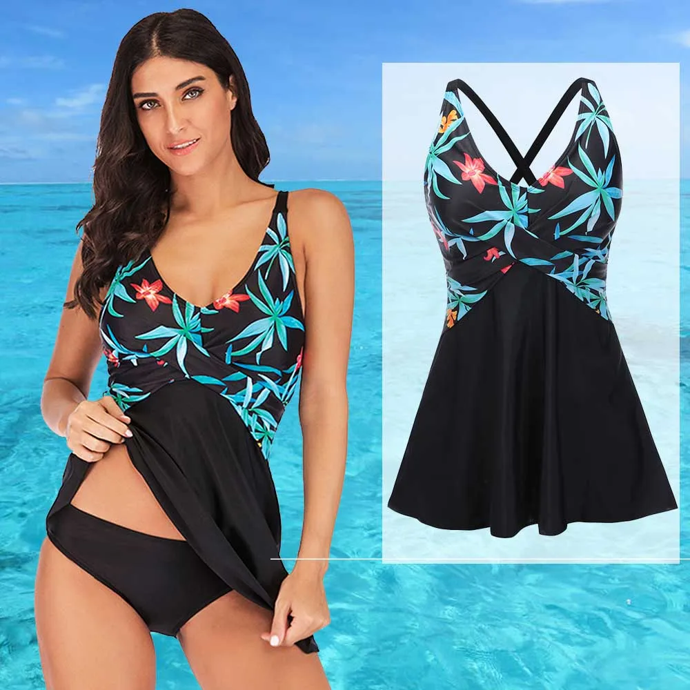 OHDREAM размера плюс танкини Femme Maillot De Bain пляжная одежда купальный костюм с принтом