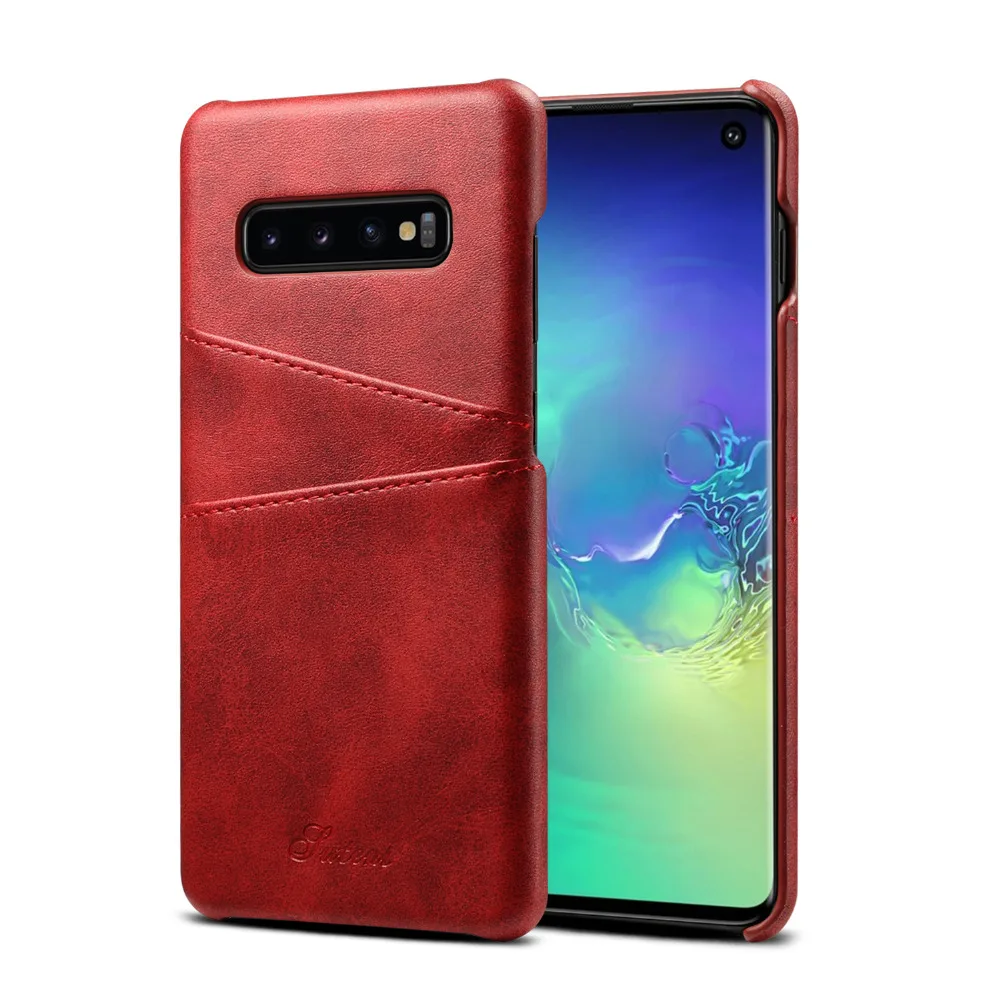 Чехол для Samsung Galaxy S8 S9 Plus note 8 9 Обложка на заднюю панель из искусственной кожи