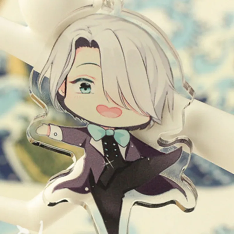 Аниме Yuri! Брелок на льду Victor Nikiforov Yuri подвеска katsuki милый персонаж фигурка для