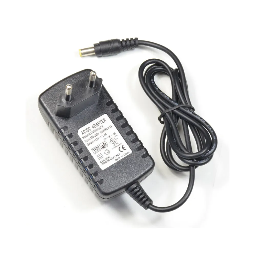 1 шт. 12V2A AC 100 в 240 адаптер преобразователя DC 12 В 2A 2000ма источник питания штепсельная