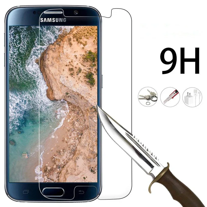 9H закаленное стекло для Samsung Galaxy S3 S4 S5 Neo S6 S7 creen защитный чехол на S2 Plus Mini NA Sklo