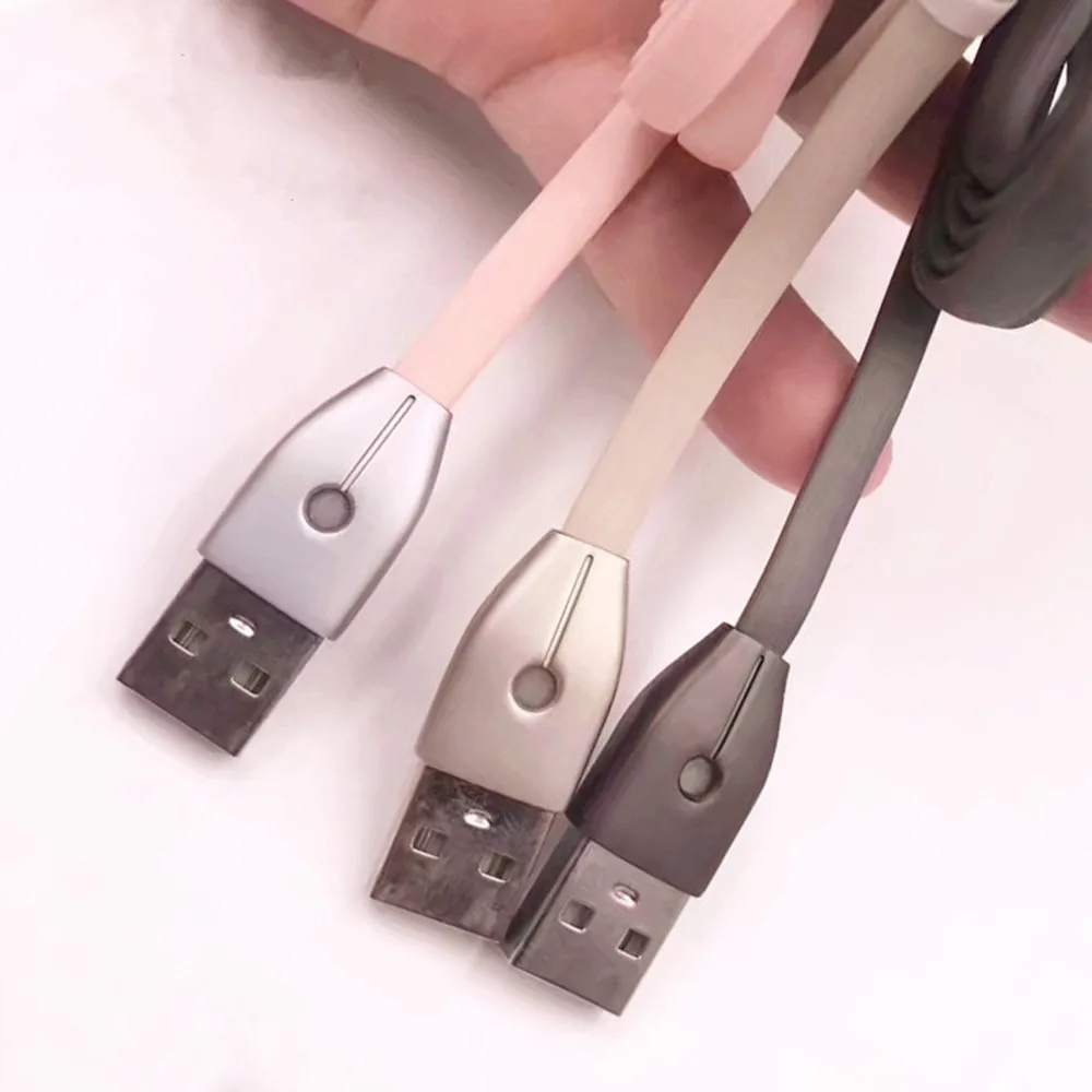 Микро USB Высокое качество с свет кабель передачи данных для быстрой зарядки Android