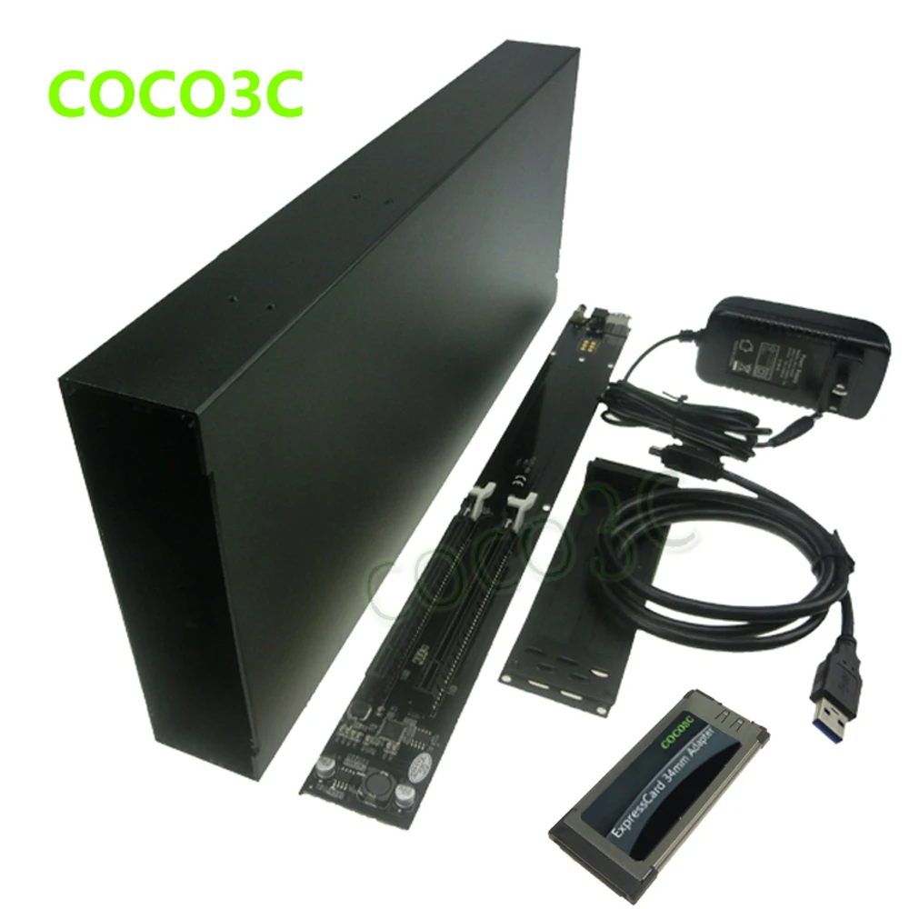 Ноутбук ExpressCard 34 до 2 pci-e 16x Слоты адаптер Riser Card Express 54 подключения PCI звук Network Graphics