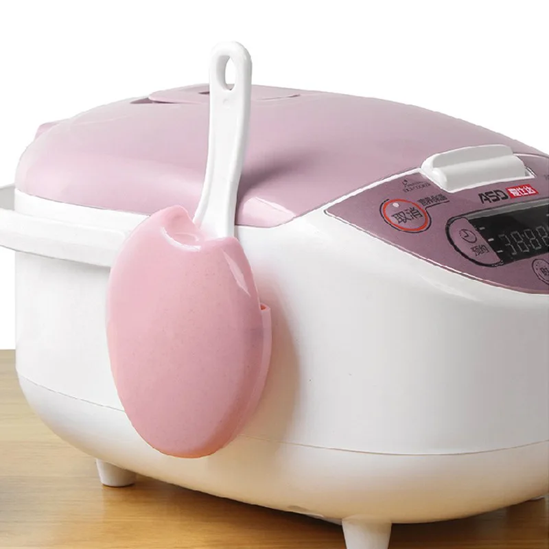 Риса держатель ложки пшеничной соломы контейнер для хранения риса плита ковш