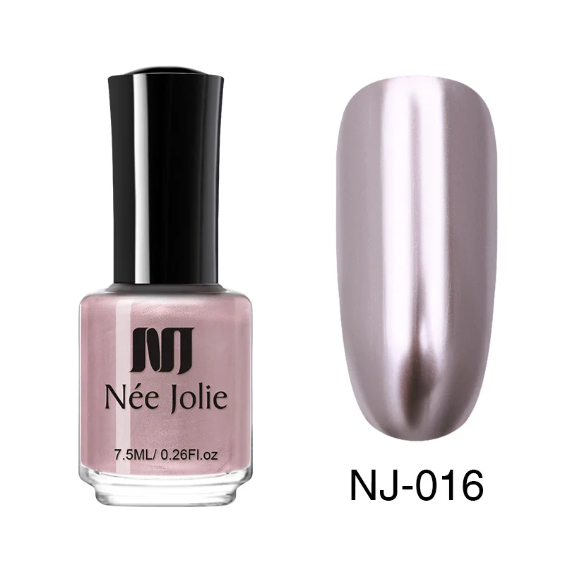 NJMR-016 NEE JOLIE 7,5 мл Набор лаков для ногтей зеркальный матовый эффект серый красный лак для Ногтей Сияющий лак для ногтей 66 цветов украшение - Цвет: NJMR-016