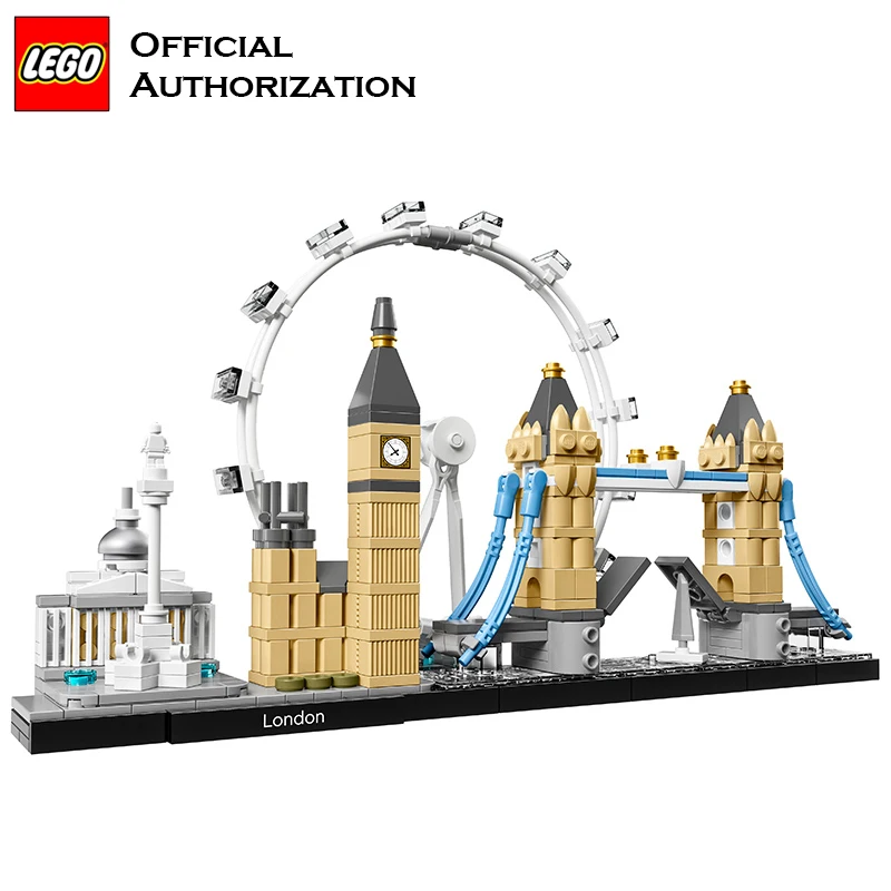 Строительные блоки серии LEGO Architecture игрушки 468 шт. для путешествий подарочные