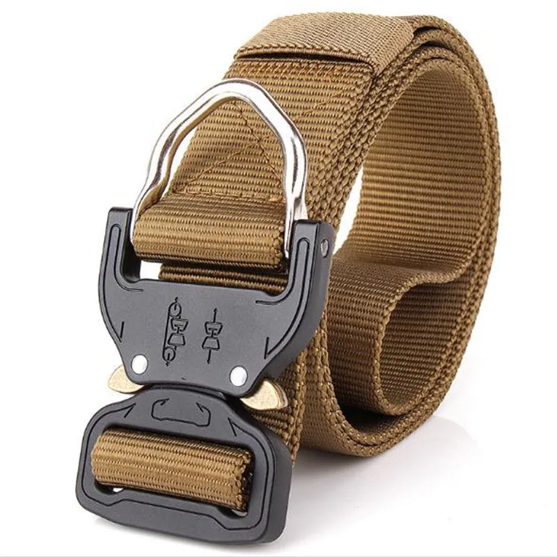 

Tactical Belt Hook ENNIU Nylon Outdoor Sports Belt 3.8cm Military Adjustable Belt with Metal Buckle Hunting Accessories