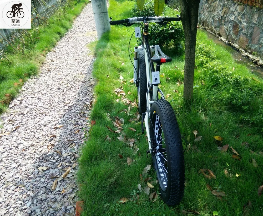 Горный велосипед Kalosse с гидравлическими тормозами размер колес 26*4 0 скорость 24/27/30