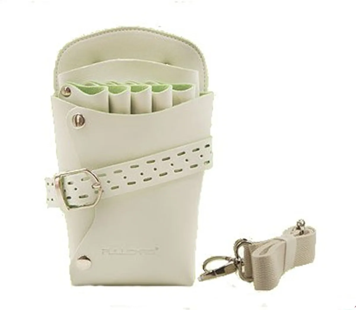 Женская сумка для волос с заклепками парикмахерских ножниц кобура