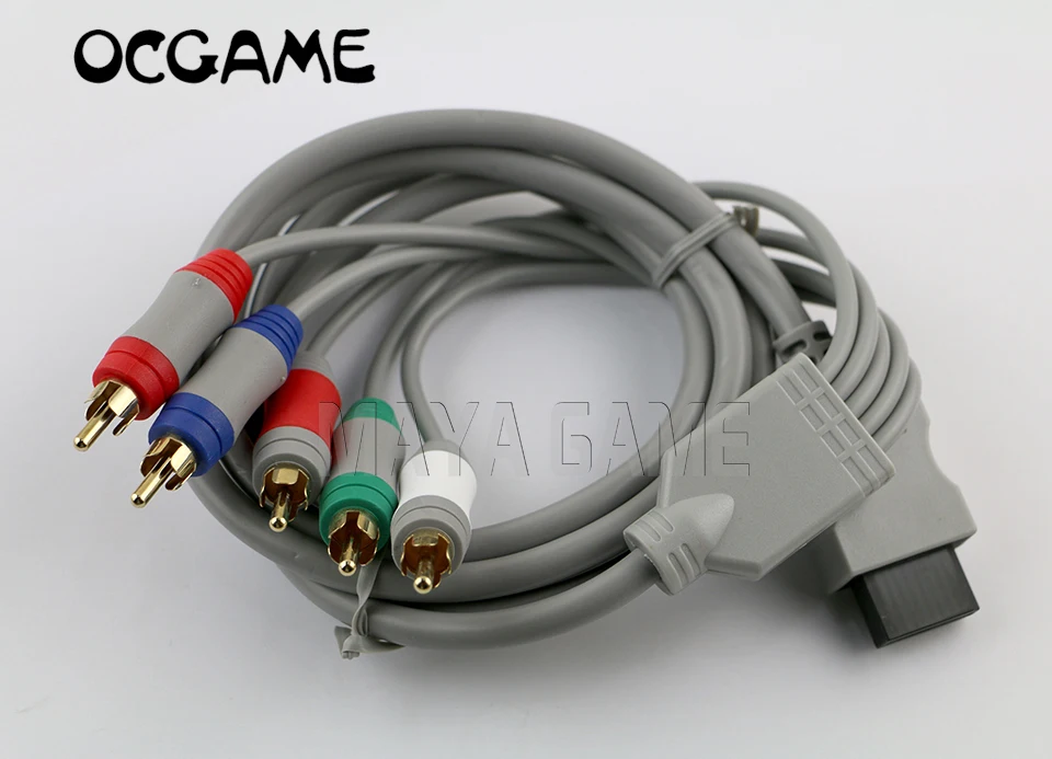 

Высококачественный компонент OCGAME, HD HDTV AV адаптер, аудио видео 5 RCA для Nintendo Wii 5 шт./лот