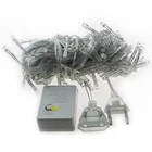 Бесплатная доставка, Сказочная Водонепроницаемая светодиодная гирлянда, 110 В220 В переменного тока, 10 м, 100 светодисветодиодный, s, светодиодная гирлянда на рождественскую елку со штепсельной вилкой