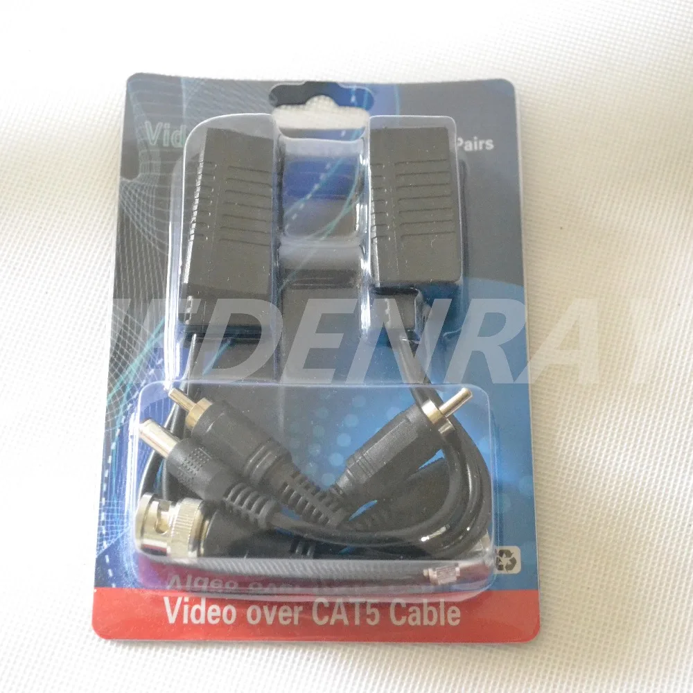 DHL 200Pcs(100Pair) HDCVI/HDTVI/AHD Video Balun трансивер CCTV BNC UTP RJ45 Power Over CAT5/5E/6 Cable For Camera|rj45 video|bnc utpcable