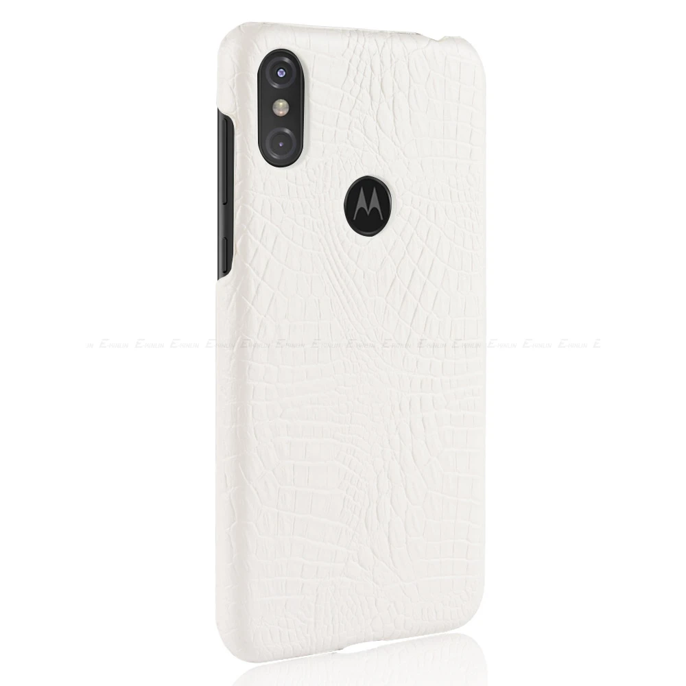 Жесткий кожаный чехол из крокодиловой змеиной кожи для Motorola Moto One power E5 G7 G6 G5S G5 G4 Z Z2 Play X4 X C Plus