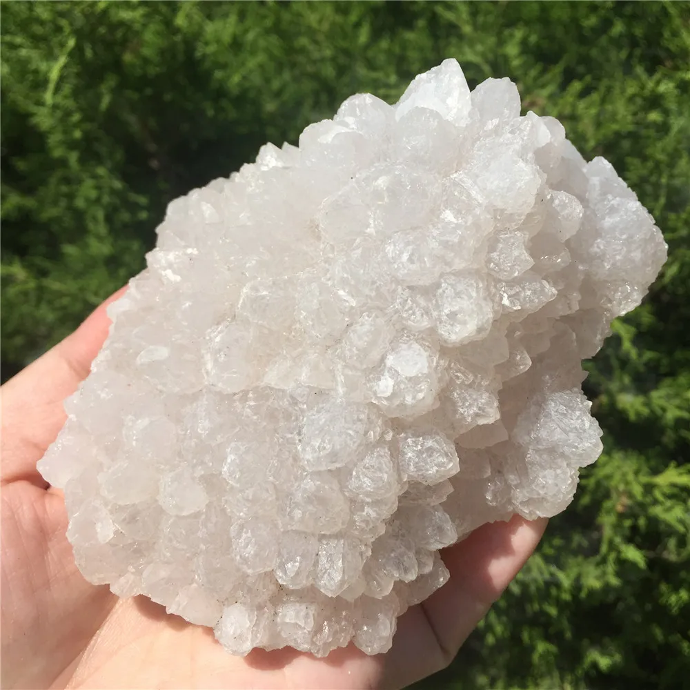 500 г Природный Горный кварц кристалл кластер белый Кристалл целебный образец