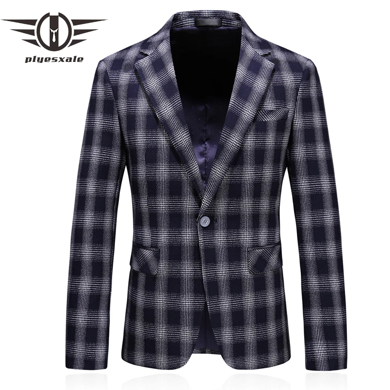 

Brand 5XL Mens Fashion Gray Groomsmen Wedding Blazer 2019 Autumn Business Casual Blazers Hombre Slim Fit Formal Blazer Male Q727