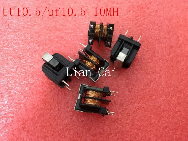 Индуктор общего режима UU10.5/uf10.5 фильтр 10MH диаметр провода 0 5 мм 10*13 (5 шт./лот)|common mode