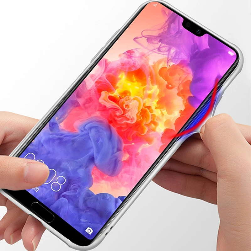 KSELF Роскошный прозрачный чехол из закаленного стекла для huawei P20 Pro Чехол Lite новый