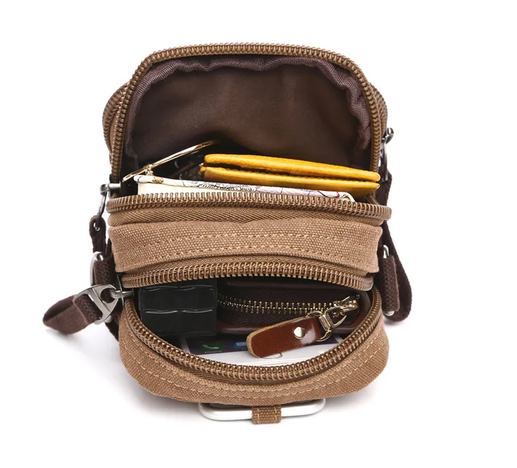 Холст Crossbody сумка Для Мужчин Армия Винтаж Курьерские сумки Сумка Повседневное дорожные сумки 5017-29