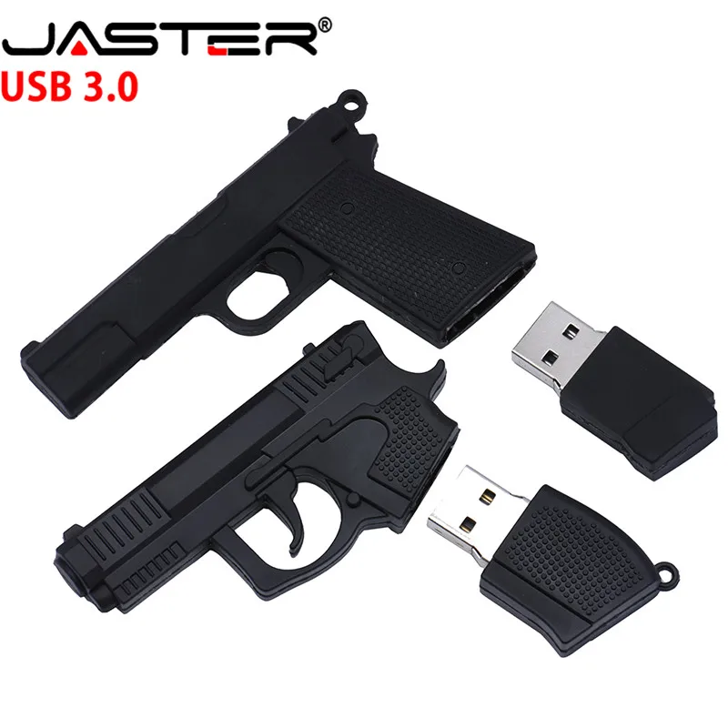 JASTER 3,0 пистолет usb флэш-накопитель Флешка 4G 8G 16G 32G 64GB пистолет ak47 флэш-накопитель usb 3,0 мультфильм пистолет флешки