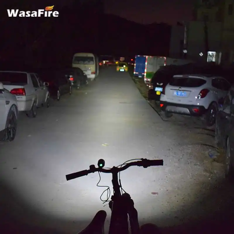 WasaFire 2018 Водонепроницаемая 5200 лм 3 режима 4 * XM L T6 светодиодная велосипедная фара
