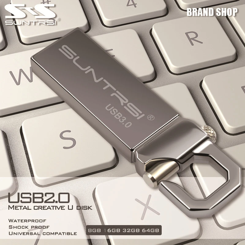 Suntrsi Новый USB флеш-накопитель 3 0 16 ГБ 8 32 реальная емкость 64 Гб карта памяти Флешка