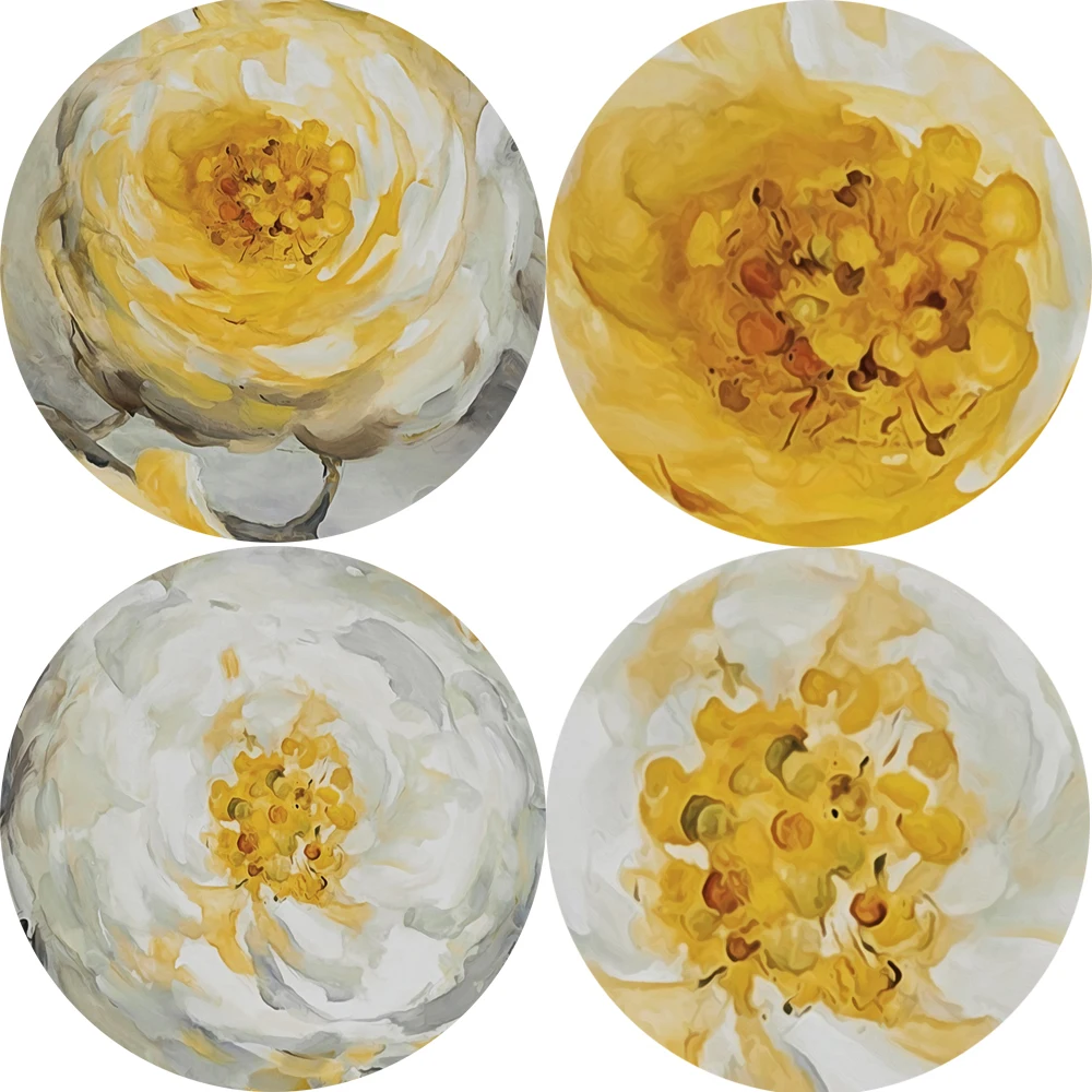 Абстрактные цветы Картина маслом Печать на холсте настенные плакаты и принты