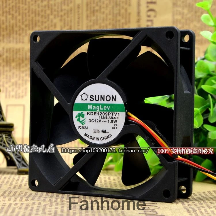 Для оригинального Jianjun / SUNON KDE1209PTV1 9025 12 в 1 8 Вт 9 см вентилятор блока питания|Кулеры