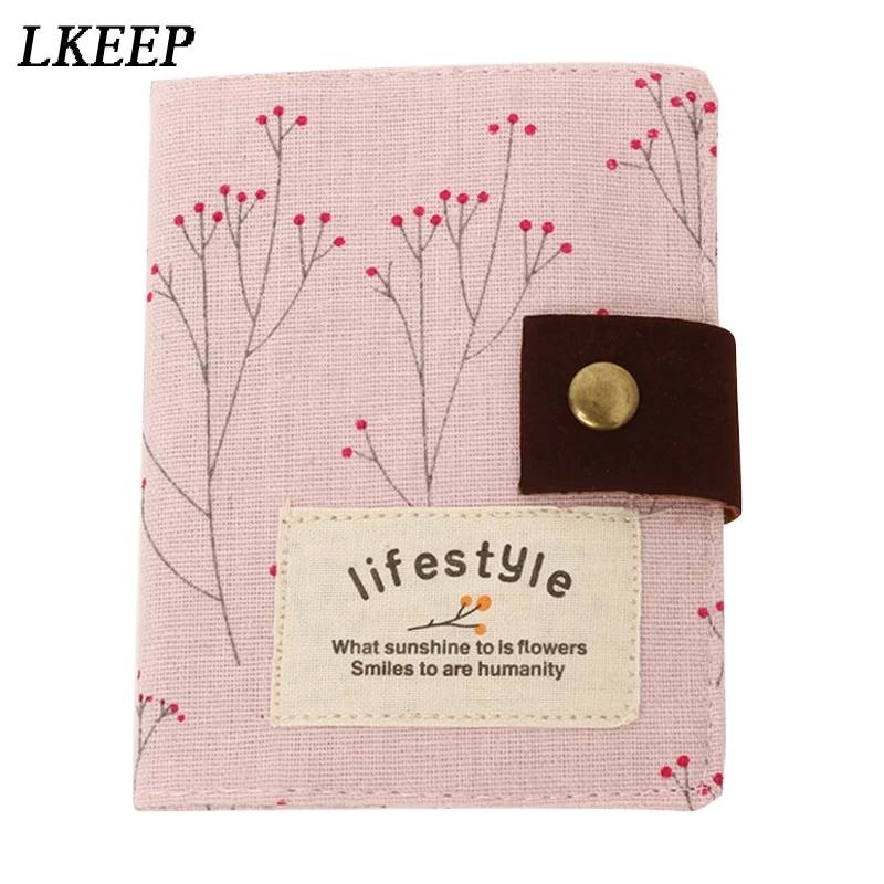 Floral Credit Card Holder Fashion Women ID Business Bank Wallet Cash Canvas 20 Pcs Bag | Багаж и сумки