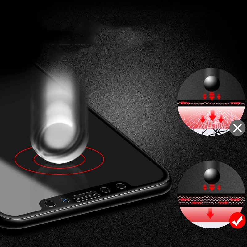 Suntaiho 10D полное покрытие закаленное стекло для iPhone 11 7 8 plus Xs Max Xr 11Pro Защитное экрана