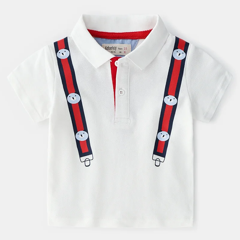Рубашка-поло с коротким рукавом для мальчиков 2-6 лет |