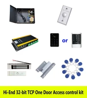 hi end access control kittcp one doorpower180kg magnetic lockzl bracketid touch keypad readerbutton10 id tagsnkit at105