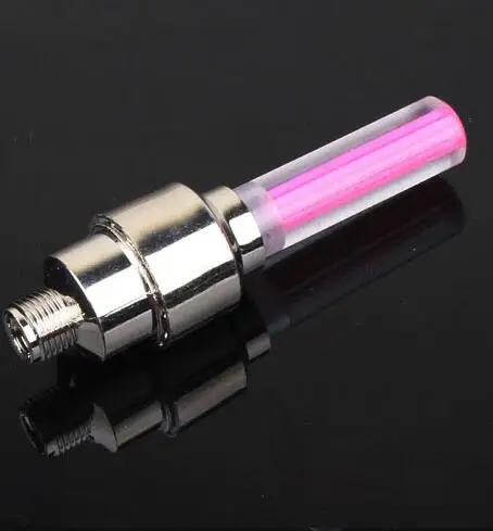 Pink 2 шт., горячее предложение, индукционные спицы для велосипедного колеса, светодиодный светильник s, лампа для движения шин, неоновый светильник, лампа для велосипеда, автомобиля, мотоцикла, Аксессуары для велосипеда - Испускаемый цвет: Pink