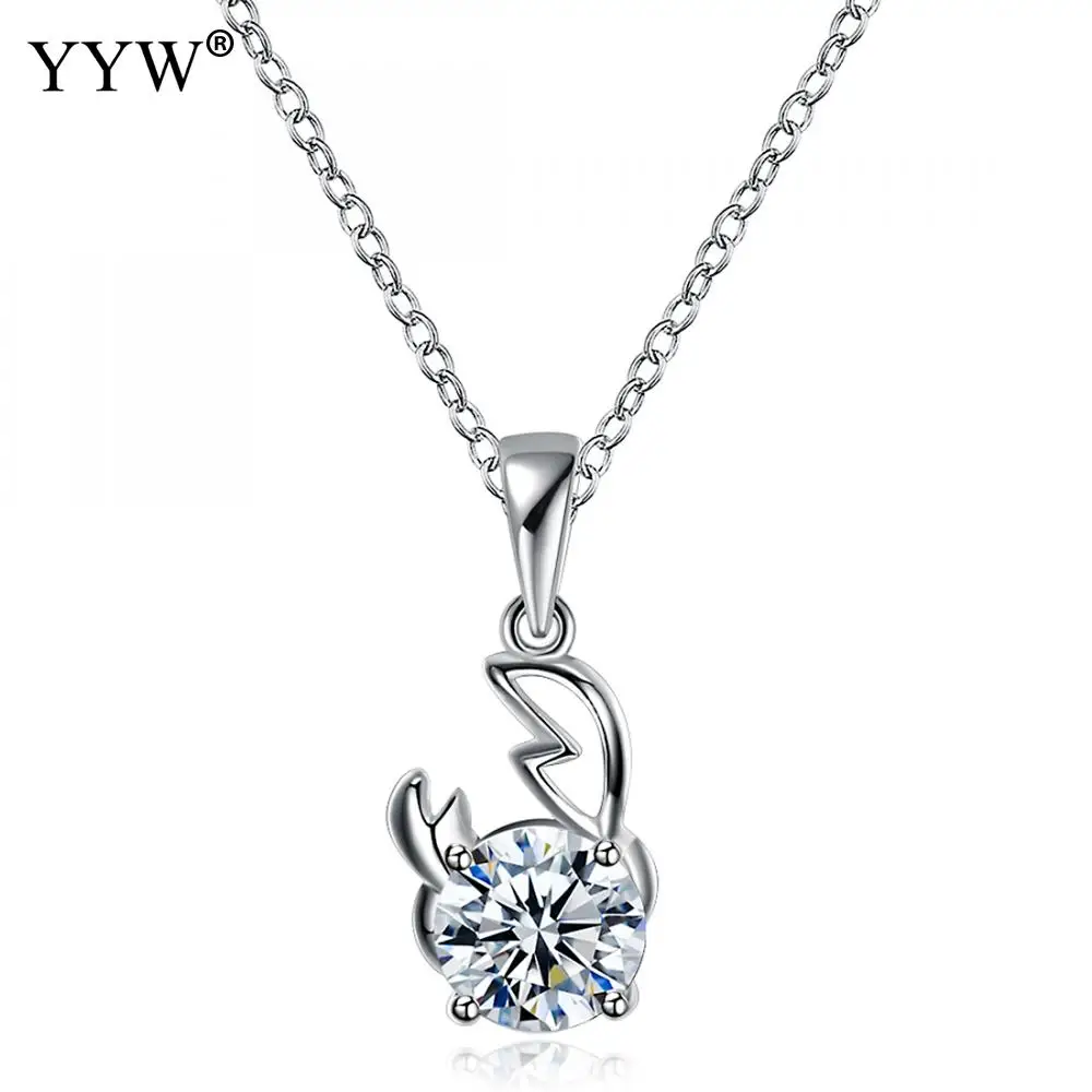 YYW Европейское женское ювелирное ожерелье Настоящее серебро-цвет Созвездие