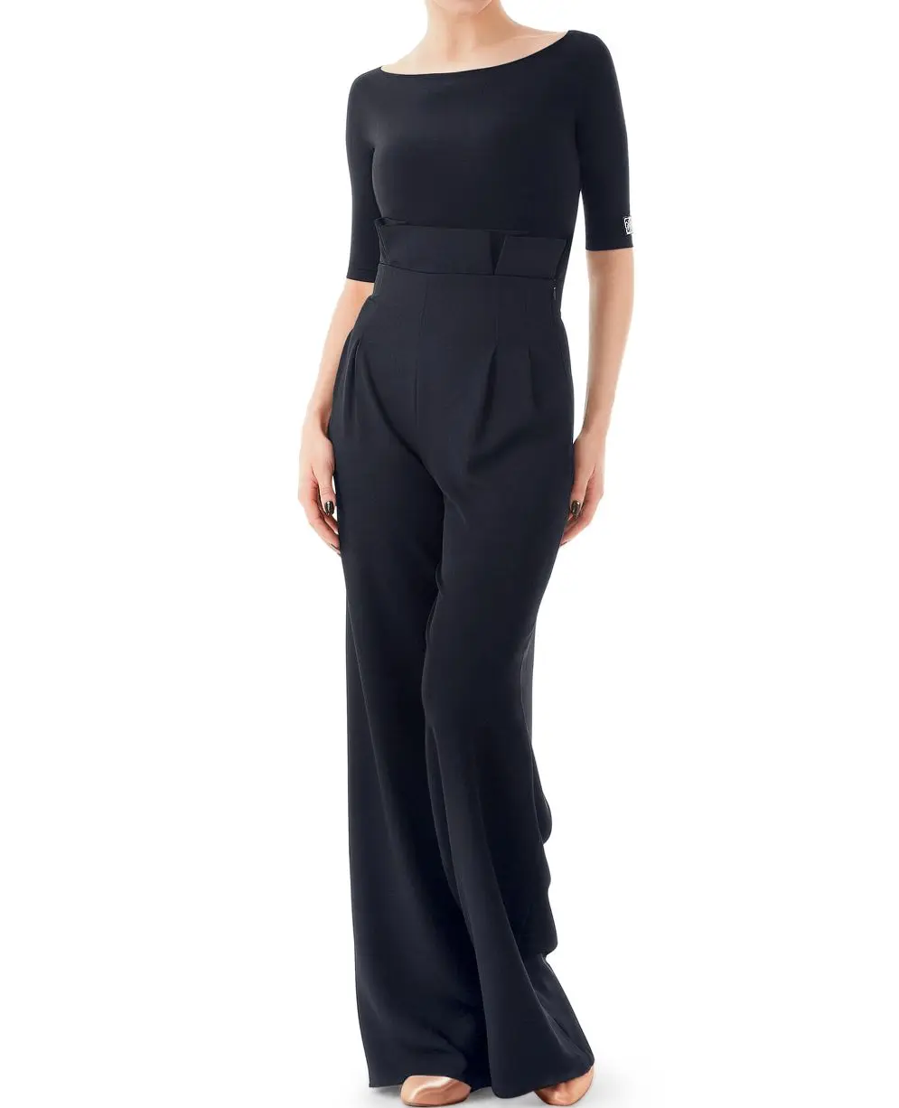 Новинка 2018 сексуальные брюки для латиноамериканских танцев черные штаны бальных